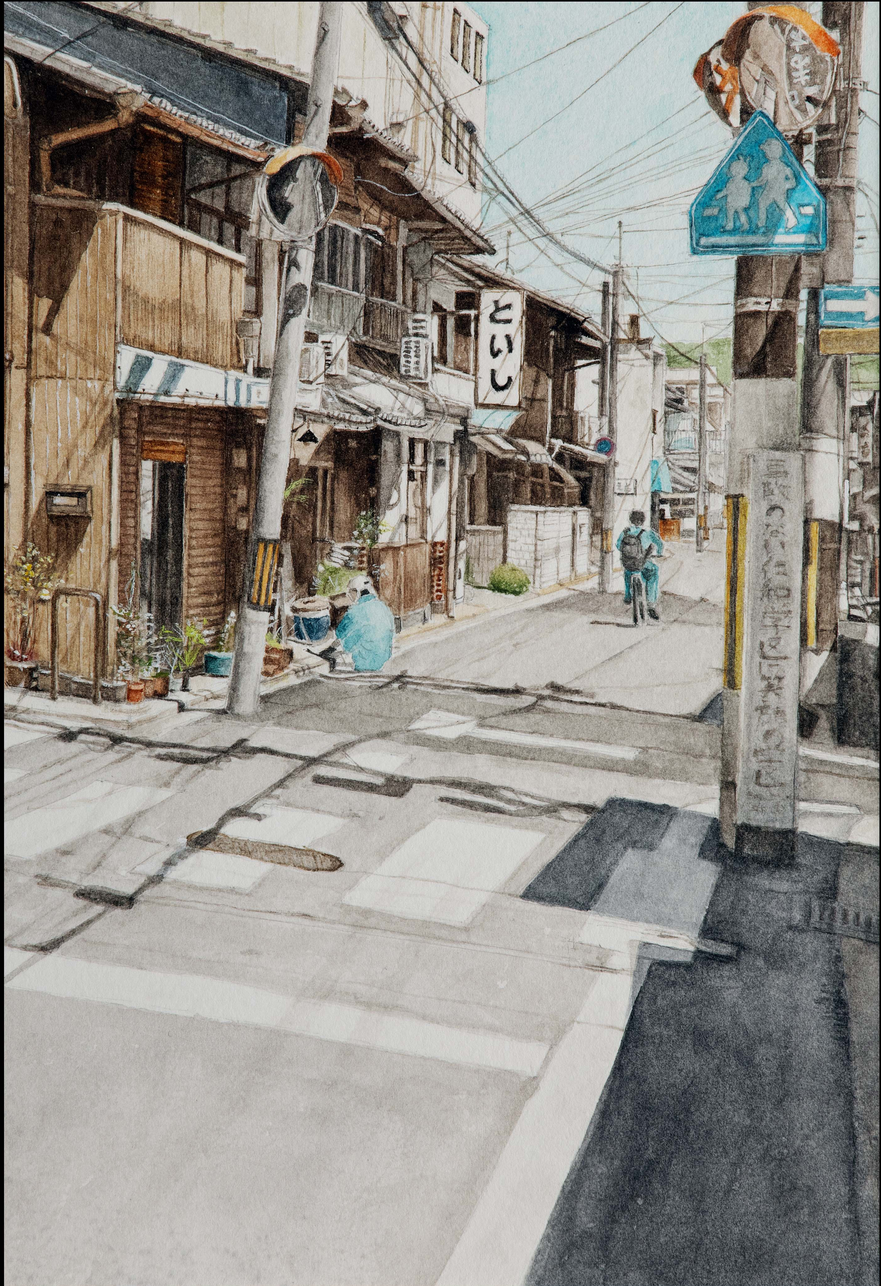 超限定7月16日20時迄‼️珠玉のサムホール　藤井武「ときの記憶」油彩'04作署名 1742様感謝‼️世界に一枚の絵 藤井武 「HAZAMA」1997年 油彩