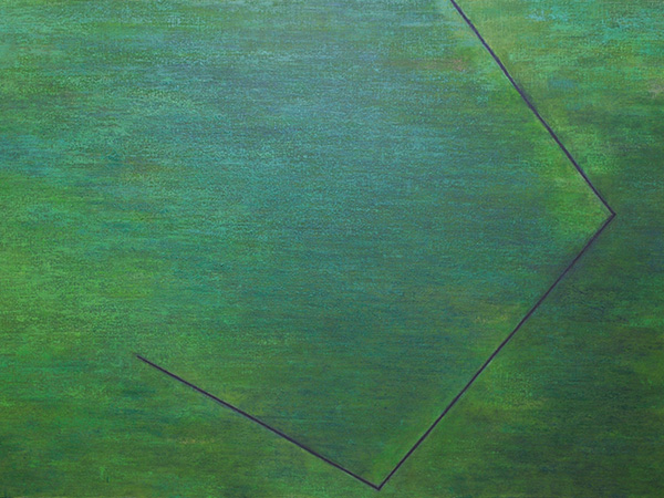 半面性の樹塊 No.95 2015年 油彩、キャンバス