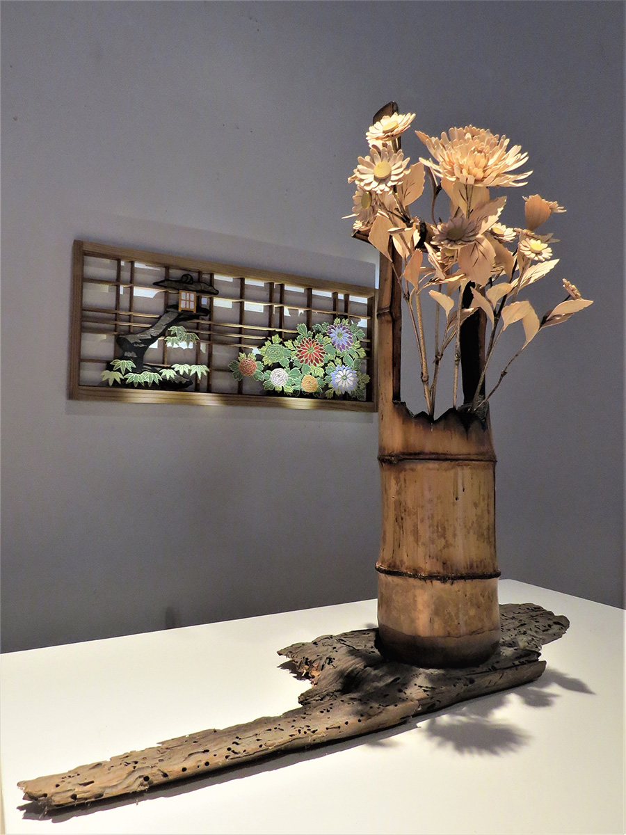 玉木 薫「菊庭・菊」2020年