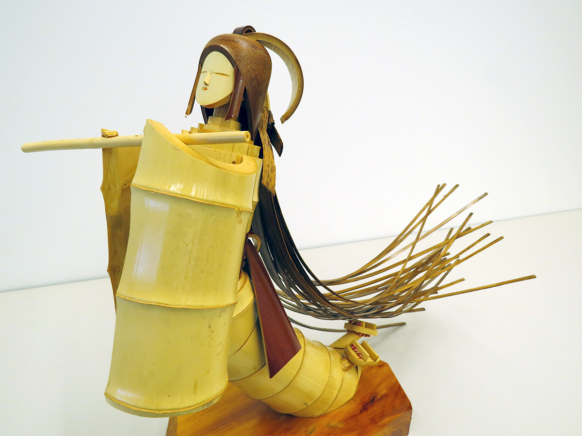 山田 道信（信雄）「越前竹人形 比翼の芦笛」2020年